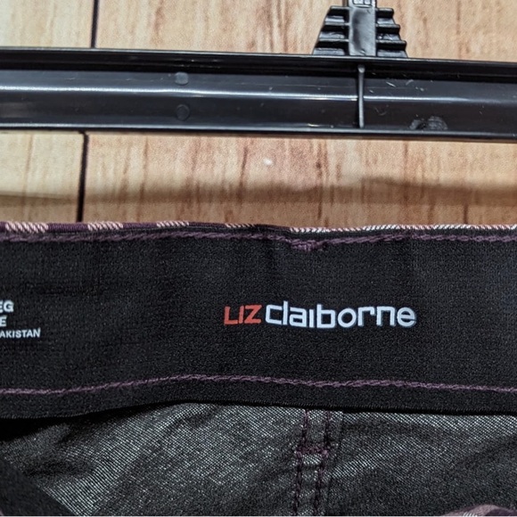 Liz Claiborne Sara slim leg mid rise soft stretch tummy control size 14 NWT - Picture 6 of 11